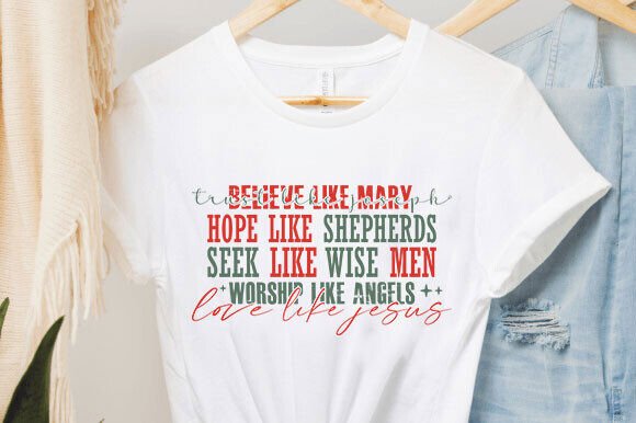 Christian Christmas SVG for Graphics and T-Shirt Designs