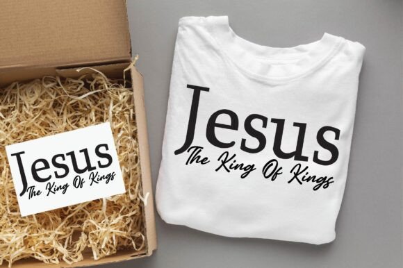 JESUS the KING of KINGS Christian Svg for Graphics and T-Shirt Designs