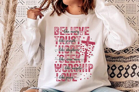 Retro Christian Valentine Graphics for T-Shirt Designs