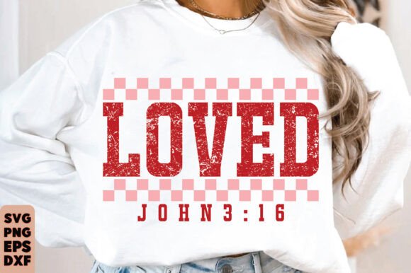 Retro Christian Valentine Graphics & T-Shirt Designs