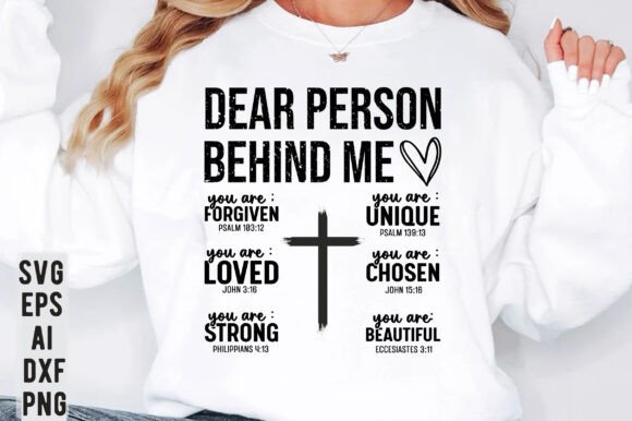 Reviewing the Dear Person Behind Me SVG for Embroidery
