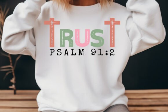 Trust Jesus Retro Graphics for T-Shirt Designs