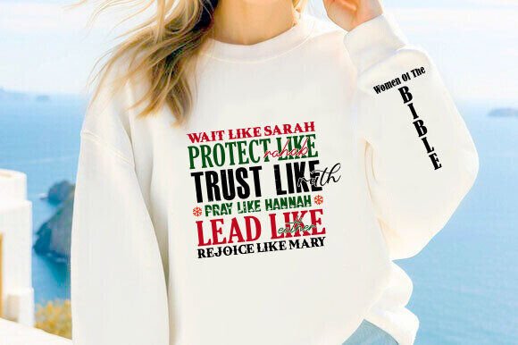 Women of the Bible SVG: Graphics for T-Shirt Designs